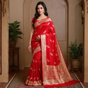 Kanika – Regal Red Banarasi