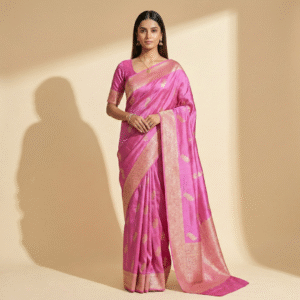 Madhurima – Pink Banarasi Classic