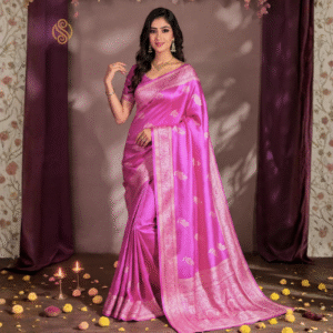 Madhurima – Pink Banarasi Classic